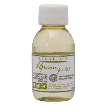 Płyn do czyszczenia pędzli Green For Oil - Sennelier - 100 ml