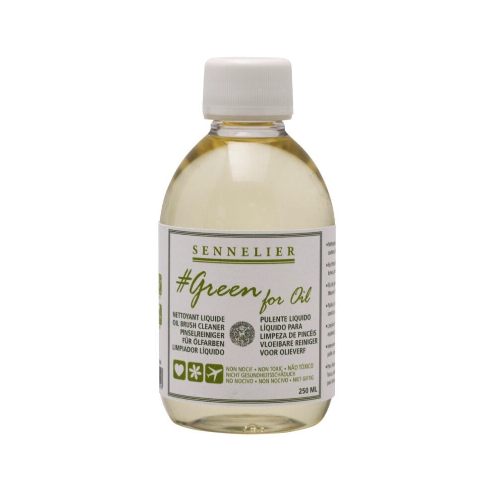Płyn do czyszczenia pędzli Green For Oil - Sennelier - 250 ml