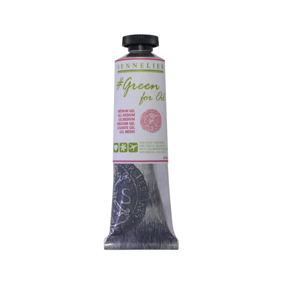 Medium żelowe Green For Oil - Sennelier - 40 ml