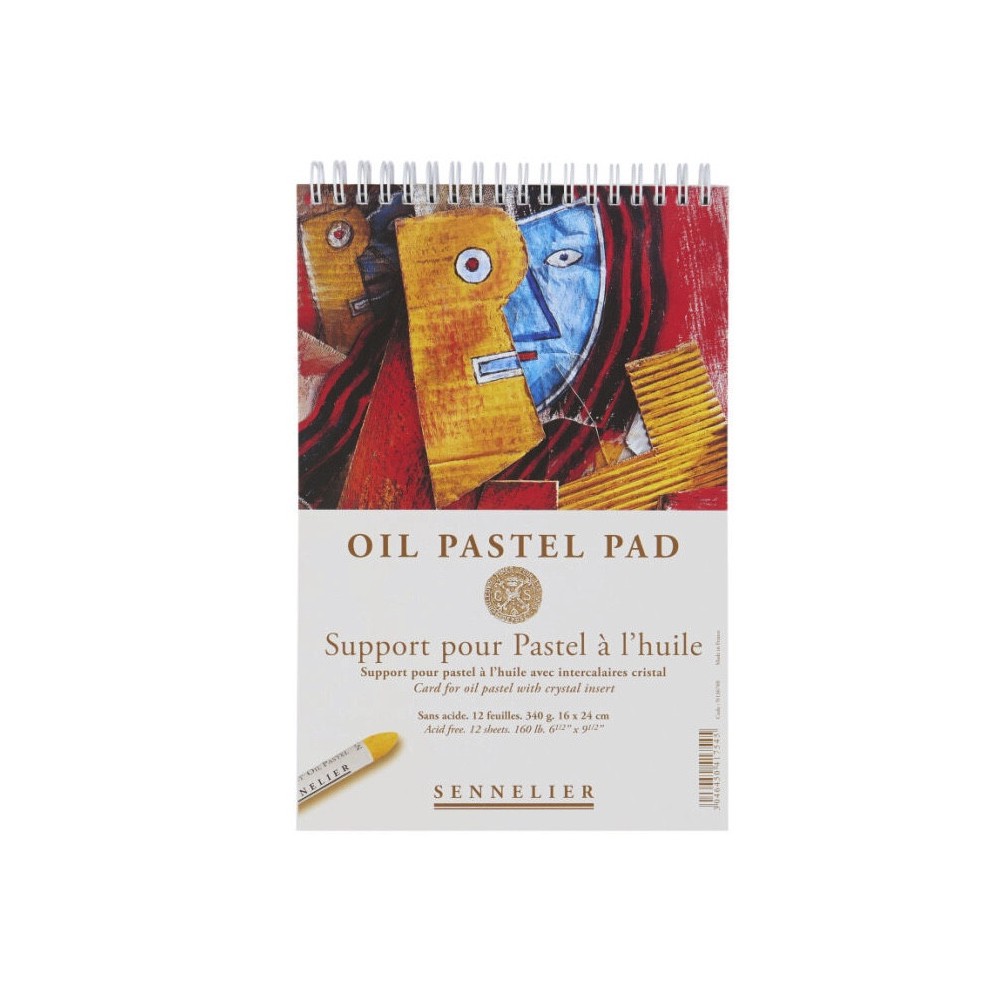 Oil pastel pad - Sennelier - 16 x 24 cm, 340 g, 12 ark.