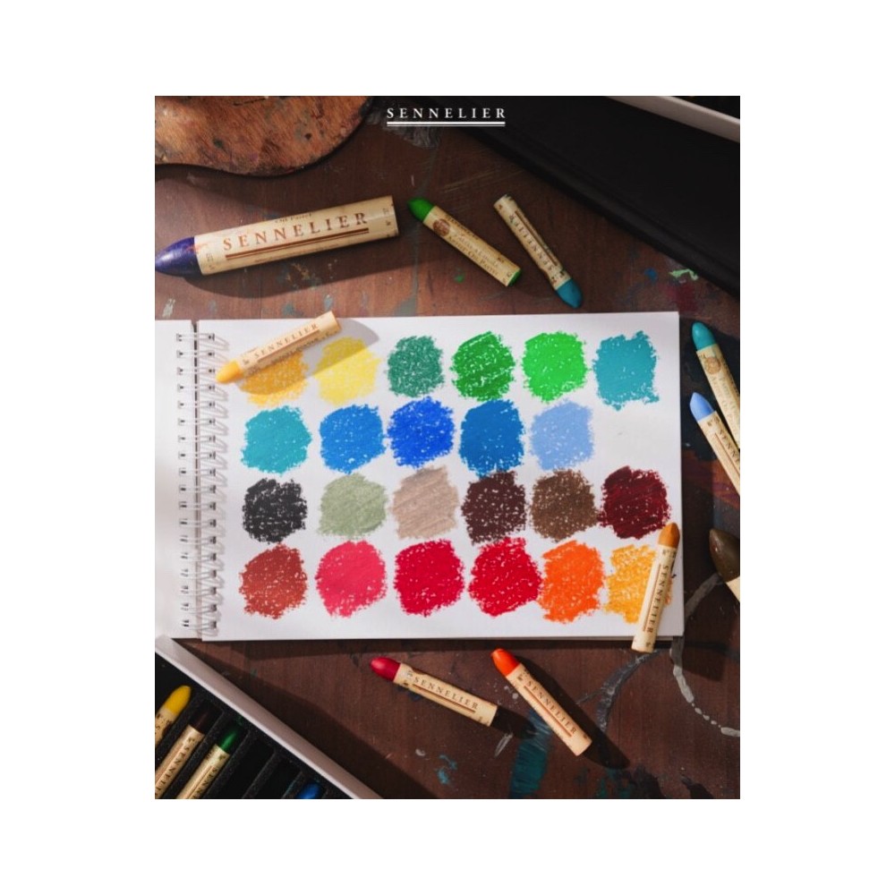 Oil pastel pad - Sennelier - 16 x 24 cm, 340 g, 12 ark.
