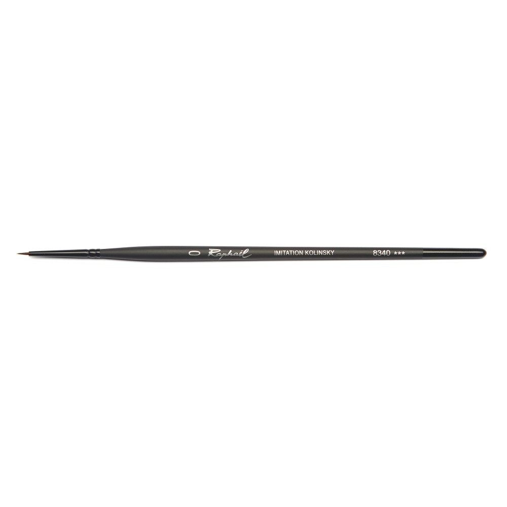 Round, synthetic bristles, Stradivarius brush, 8340 series - Raphael - no. 0
