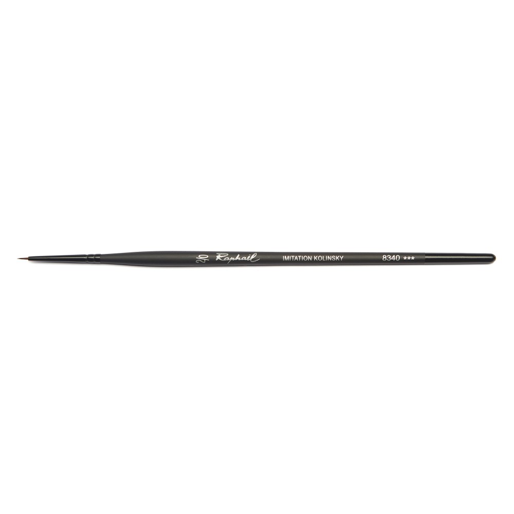Round, synthetic bristles, Stradivarius brush, 8340 series - Raphael - no. 2/0