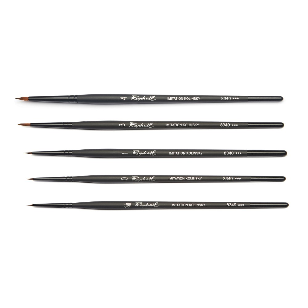 Pędzel okrągły, syntetyczny, Stradivarius seria 8340 - Raphael - nr 2/0