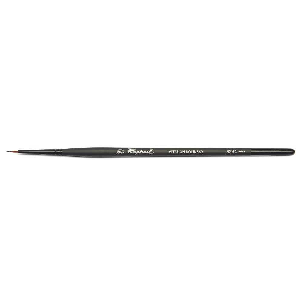 Fine round, synthetic bristles, Stradivarius brush, 8344 series - Raphael - no. 3/0