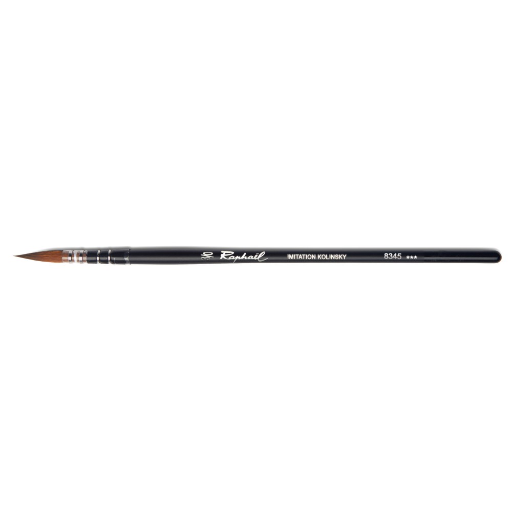Round mop synthetic bristles Stradivarius brush 8345 series - Raphael - no. 3/0