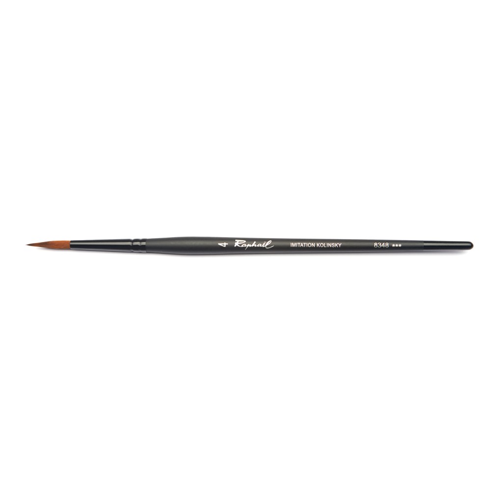 Round synthetic bristles Stradivarius brush 8348 series - Raphael - no. 4