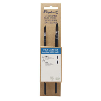 For Backgrounds watercolor mop brush set - Raphael - 2 szt.