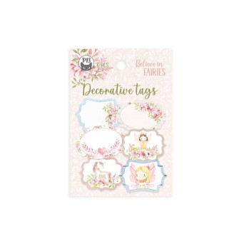 Decorative tag set - Piątek Trzynastego - Believe in Fairies 04 6 pcs.