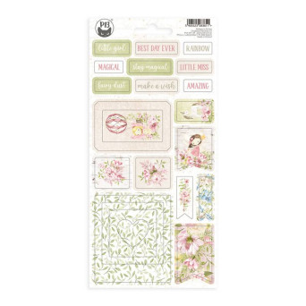 Set of cardboard stickers 10,5 x 22 cm - Piątek Trzynastego - Believe in Fairies 01