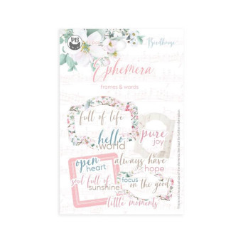 Ephemera Frames & Words - Piątek Trzynastego - Birdhouse 12 pcs.