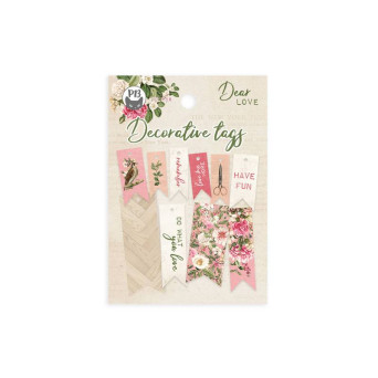 Decorative tags - Piątek Trzynastego - Dear Love 02 10 pcs.