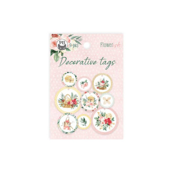Tags set - Piątek Trzynastego - Flowerish 01 9 pcs.