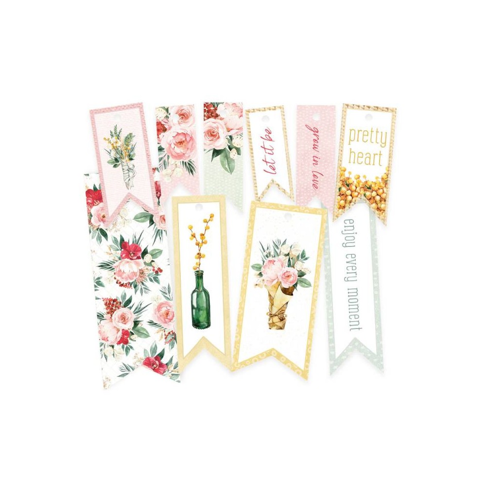 Tags set - Piątek Trzynastego - Flowerish 02 10 pcs.