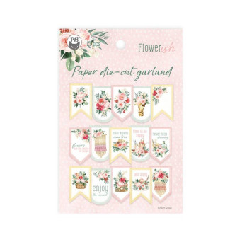 Banerek papierowy - Piątek Trzynastego - Flowerish