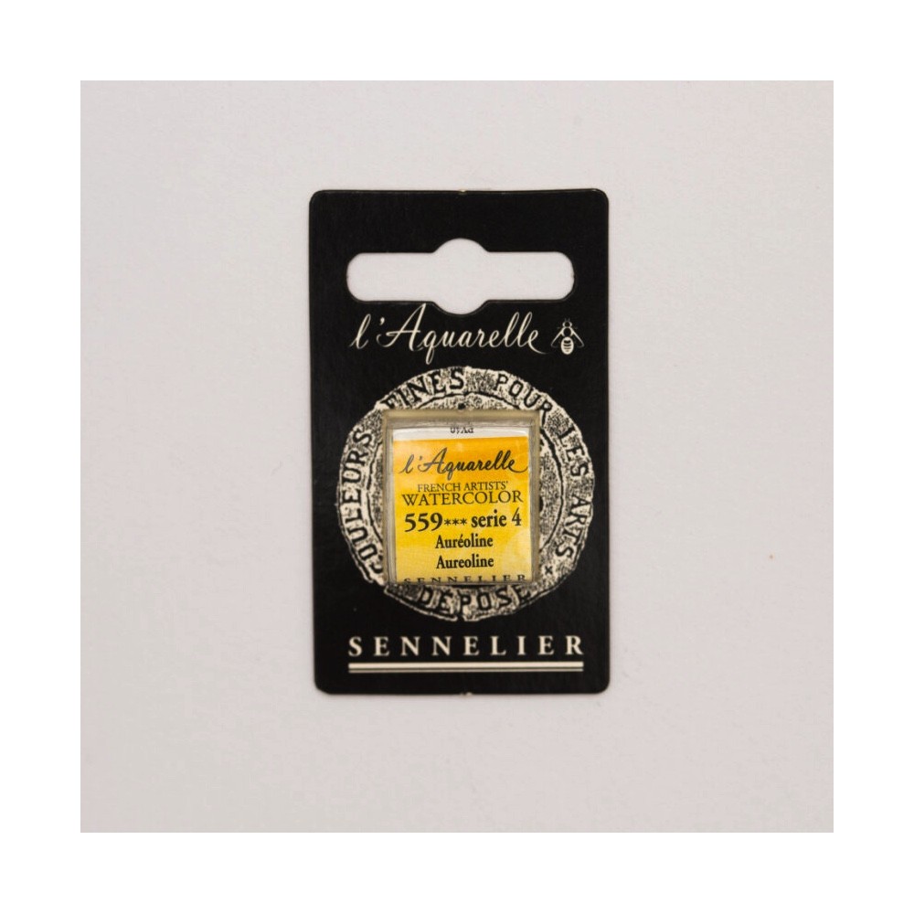 Farba akwarelowa w półkostce l’Aquarelle - Sennelier - 559 Aureoline