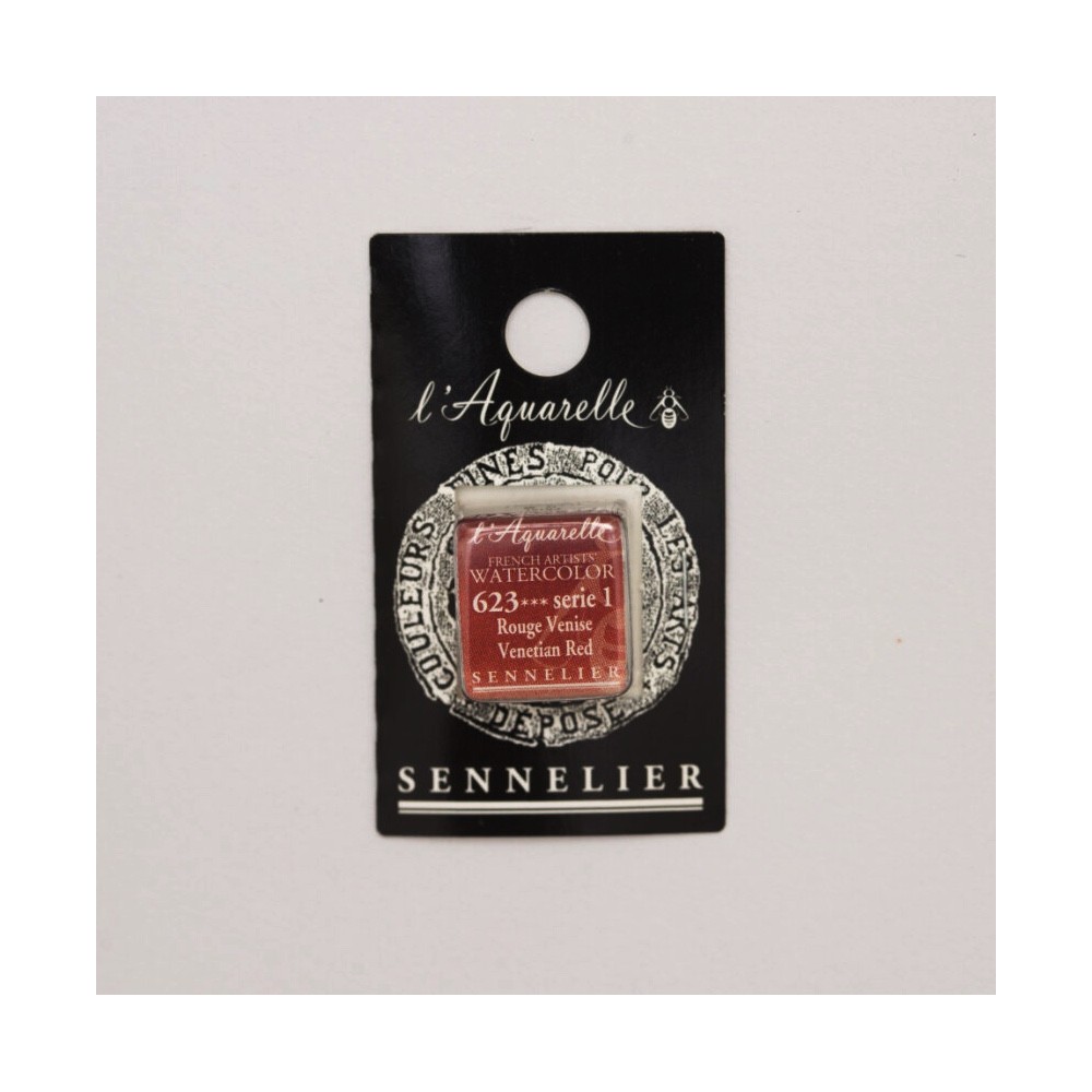 Farba akwarelowa w półkostce l’Aquarelle - Sennelier - 623 Venetian Red