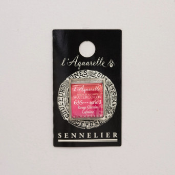 Farba akwarelowa w półkostce l’Aquarelle - Sennelier - 635 Carmine