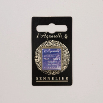 Farba akwarelowa w półkostce l’Aquarelle - Sennelier - 903 Blue Violet