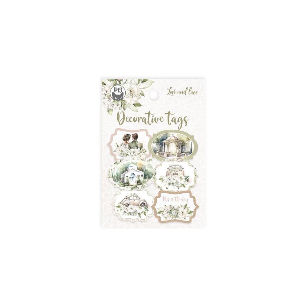 Tags - Piątek Trzynastego - Love and lace 04 6 pcs.