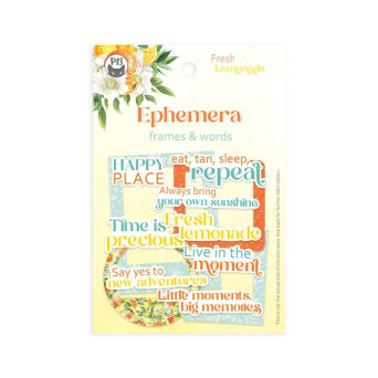 Zestaw elementów Frames and Words - Piątek Trzynastego - Fresh Lemonade 12 szt.