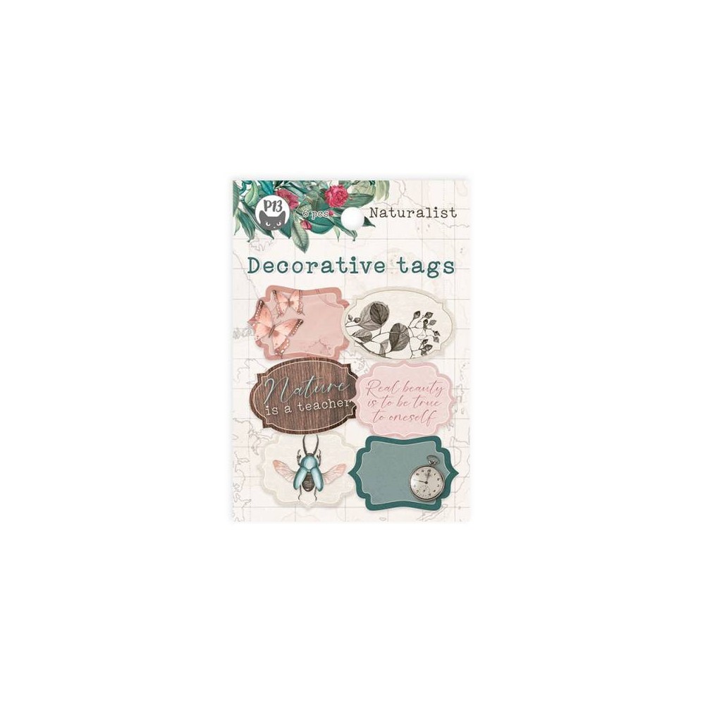 Zestaw tagów - Piątek Trzynastego - Naturalist 04 6 szt.