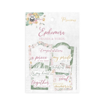Zestaw elementów Frames and Words - Piątek Trzynastego - Precious 12 szt.