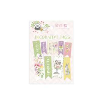 Decorative tags - Piątek Trzynastego - Spring is Calling 02 10 pcs.