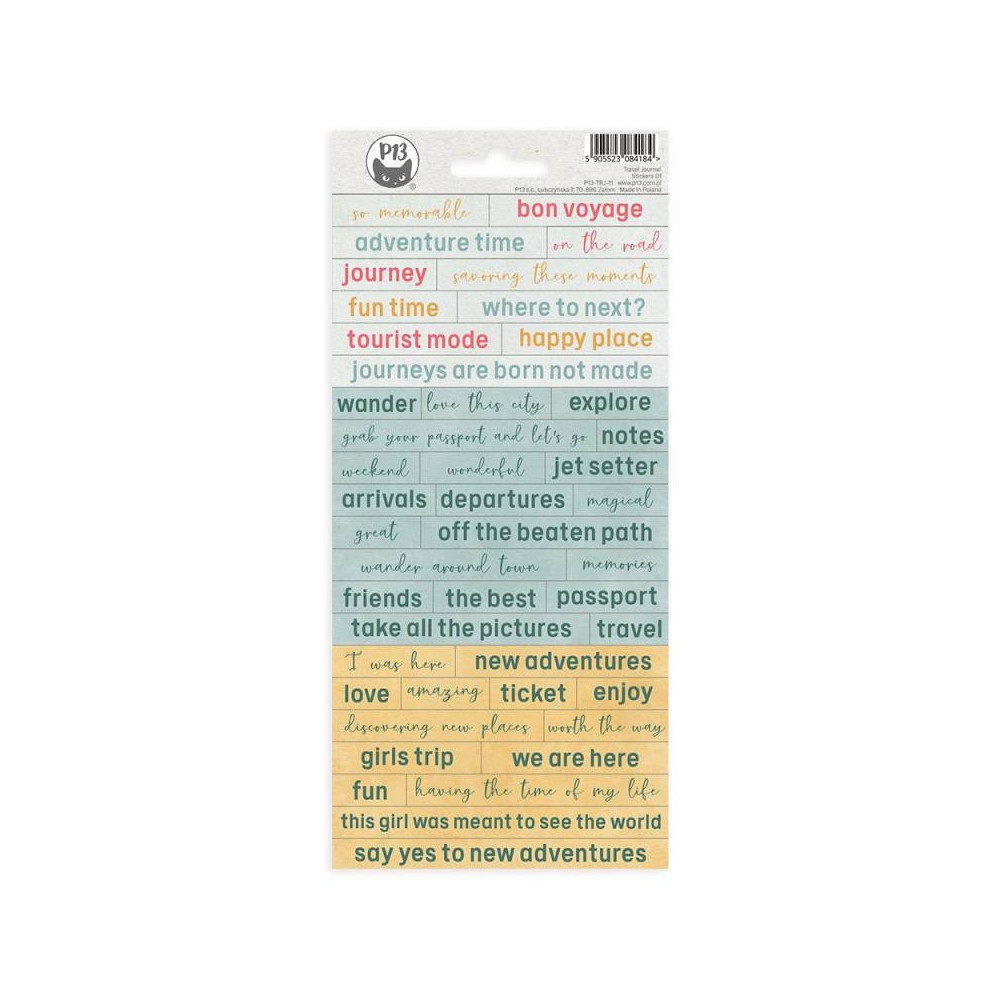 Stickers - Piątek Trzynastego - Travel Journal 01