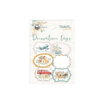 Zestaw tagów - Piątek Trzynastego - Travel Journal 04 6 szt.