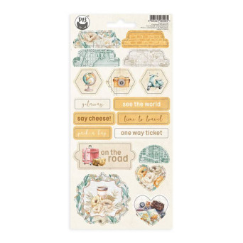 Cardboard stickers - Piątek Trzynastego - Travel Journal 03