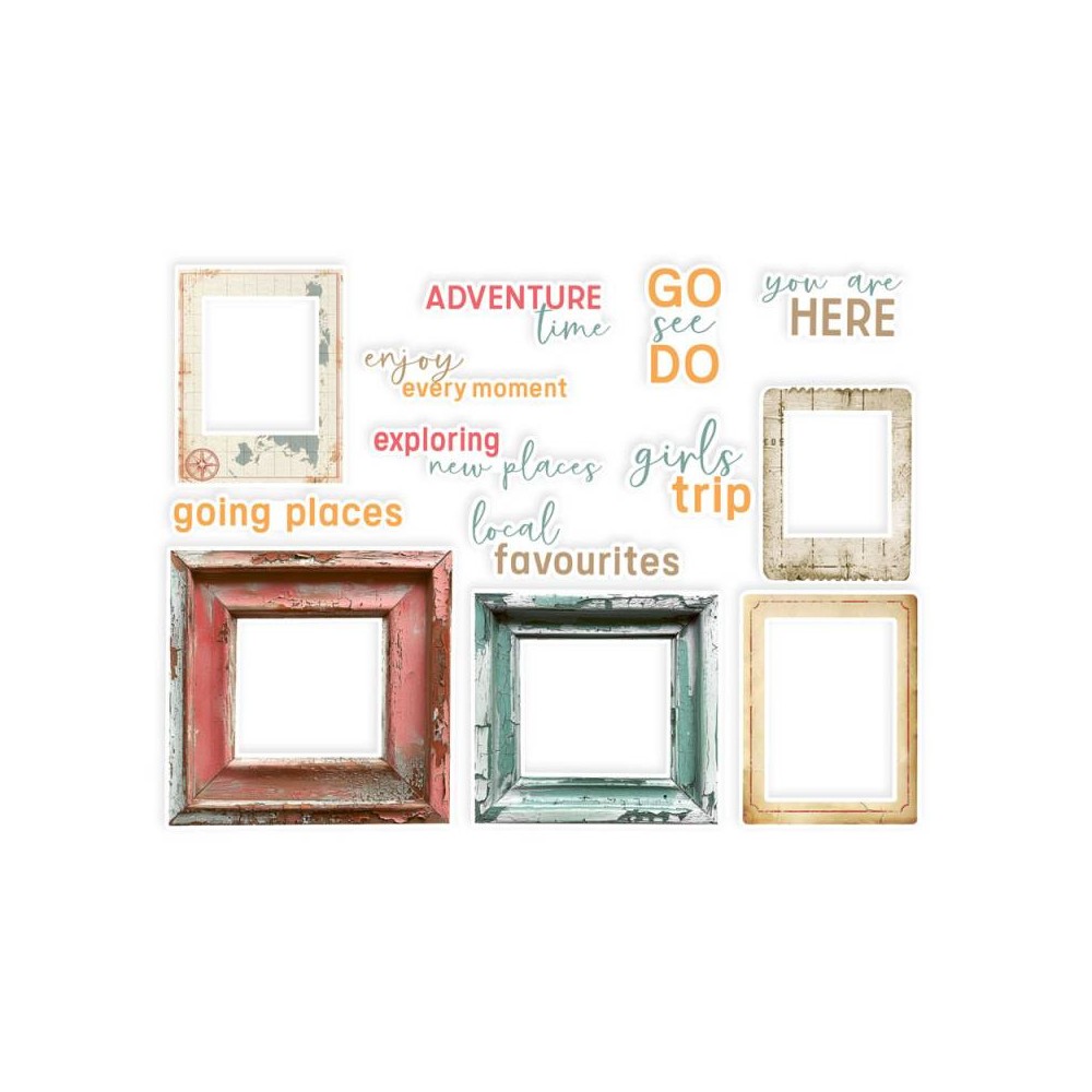 Frames & Words - Piątek Trzynastego - Travel Journal 13 pcs.