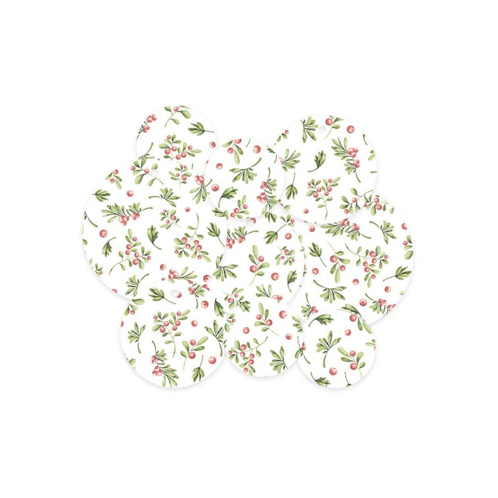 Decorative tags - Piątek Trzynastego - Woodland cuties 01 9 pcs.