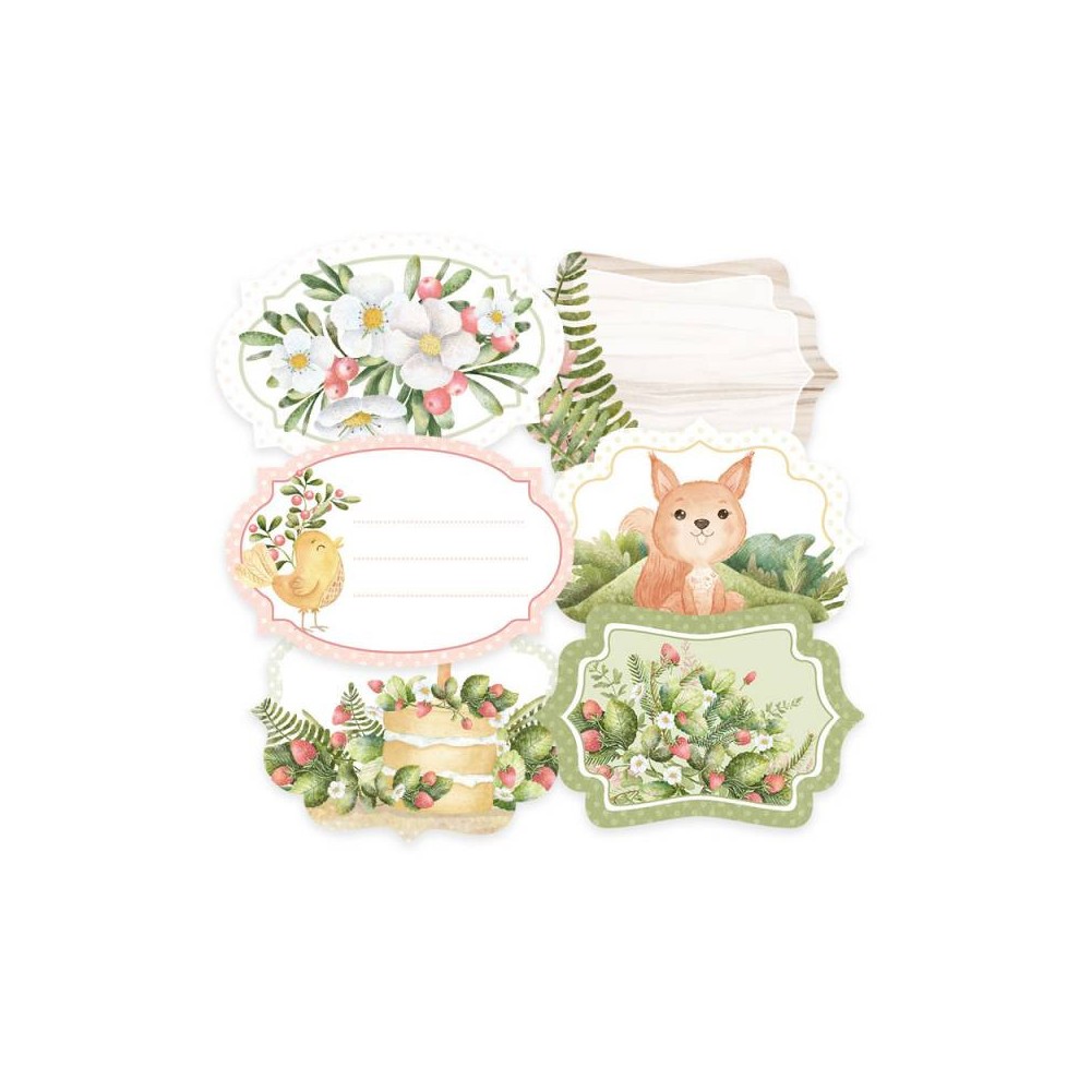 Zestaw tagów - Piątek Trzynastego - Woodland cuties 04 6 szt.
