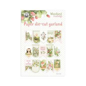 Paper die-cut garland - Piątek Trzynastego - Woodland cuties