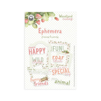 Zestaw elementów Frames & Words - Piątek Trzynastego - Woodland cuties 12 szt.