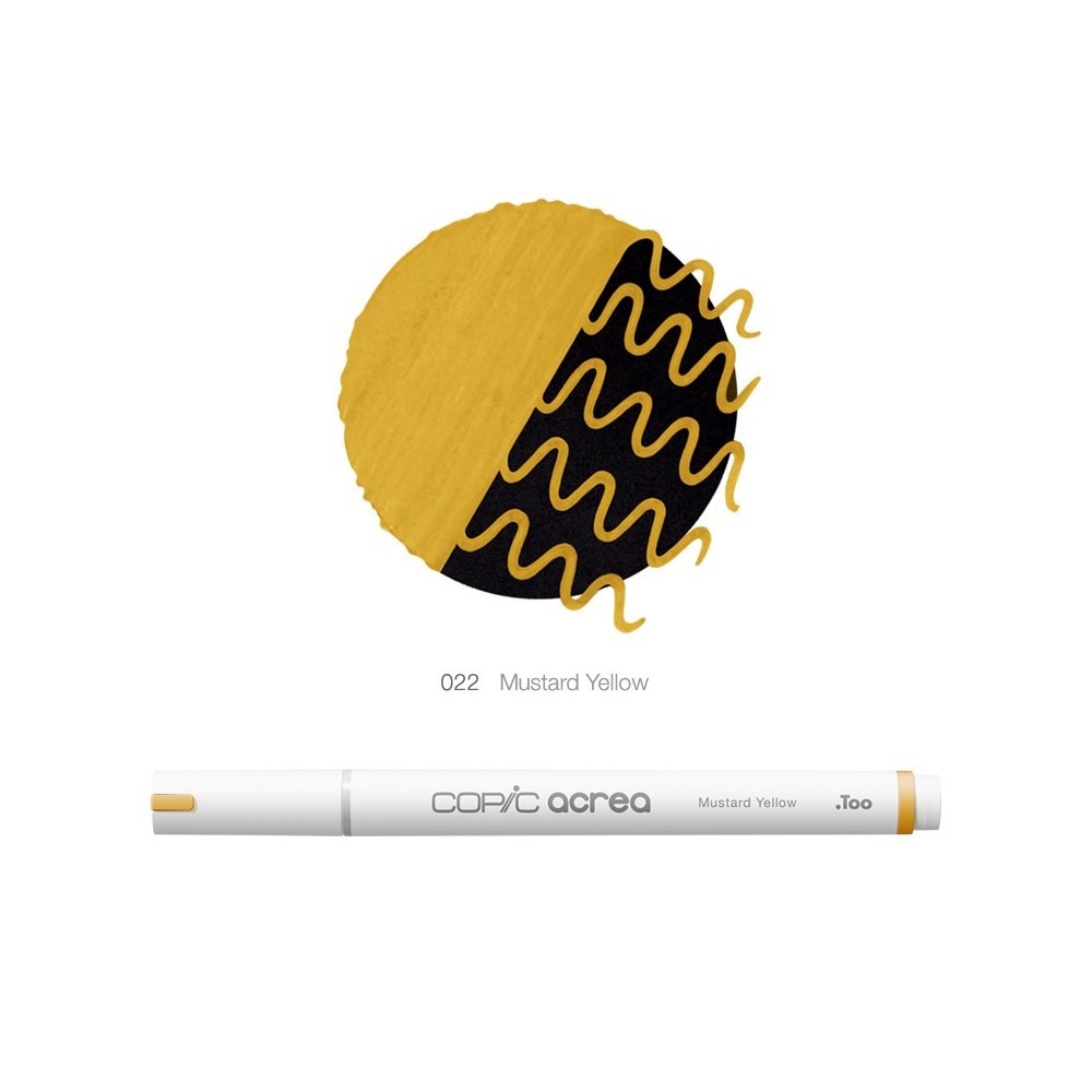 Pisak pigmentowy Copic Acrea - 022 Mustard Yellow