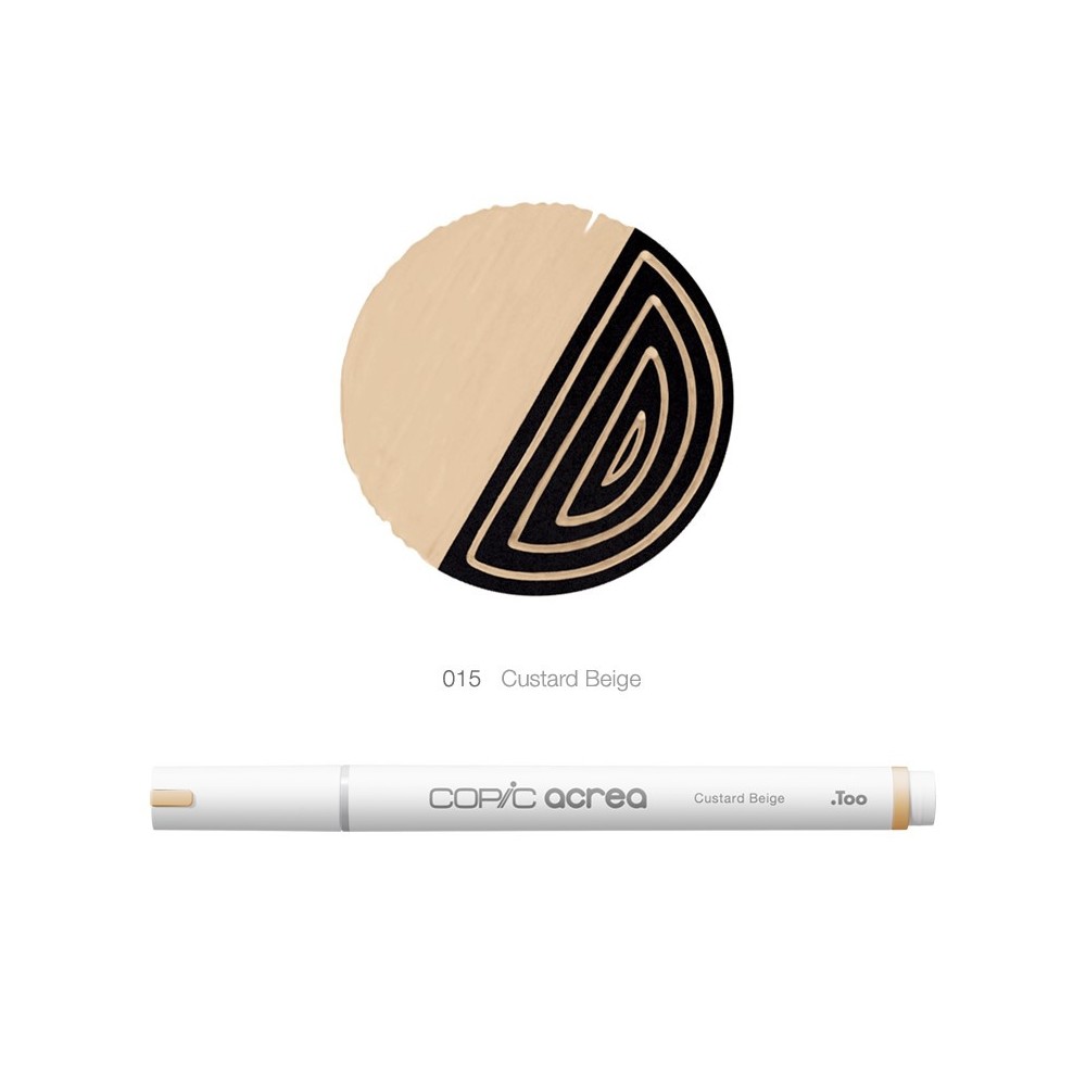 Copic Acrea water-based pigment marker - 015 Custard Beige