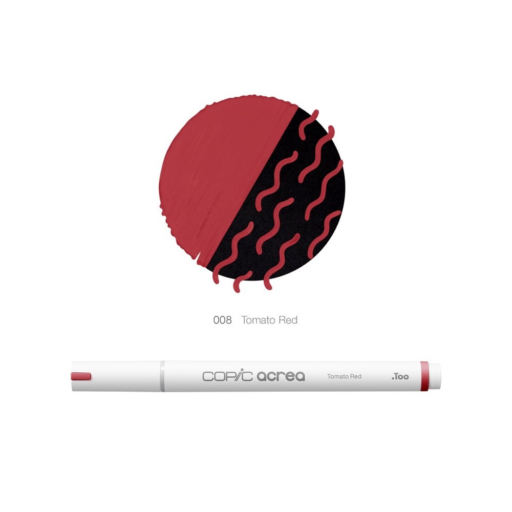Copic Acrea water-based pigment marker - 008 Tomato Red