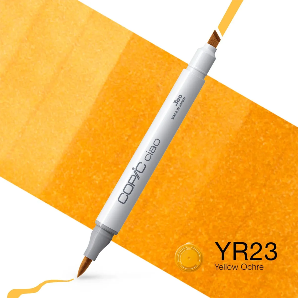 Copic Ciao dual-tip alcohol-based marker - YR23 Yellow Ochre