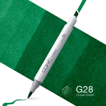 Copic Ciao dual-tip alcohol-based marker - G28 Ocean Green