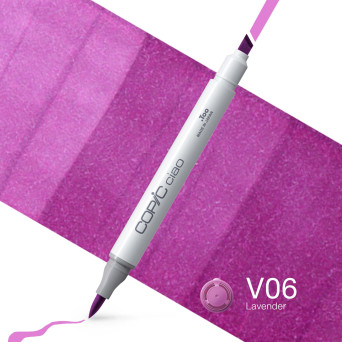 Copic Ciao dual-tip alcohol-based marker - V06 Lavender