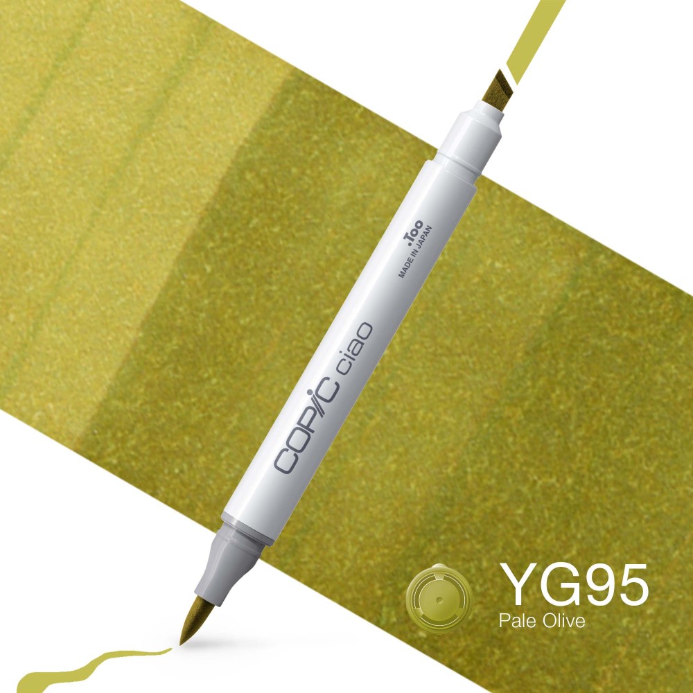 Marker dwustronny Copic Ciao - YG95 Pale Olive