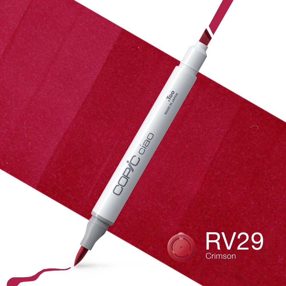 Copic Ciao dual-tip alcohol-based marker - RV29 Crimson