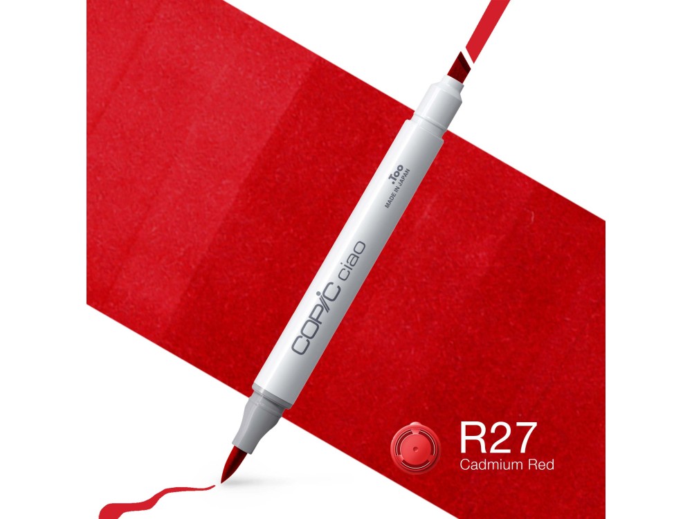 Copic Ciao dual-tip alcohol-based marker - R27 Cadmium Red