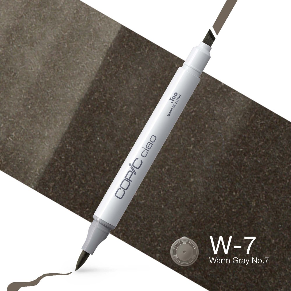 Marker dwustronny Copic Ciao - W-7 Warm Gray No. 7
