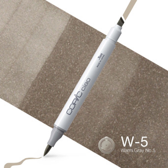 Copic Ciao dual-tip alcohol-based marker - W-5 Warm Gray No. 5