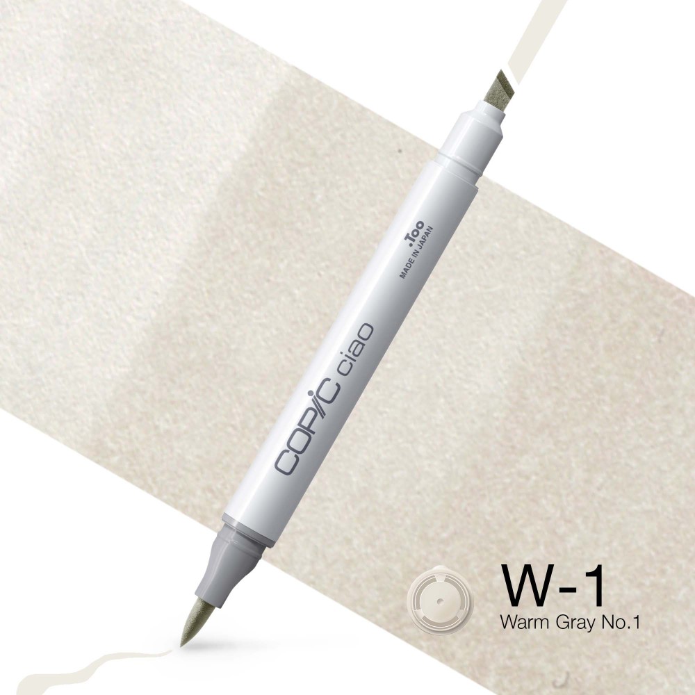 Marker dwustronny Copic Ciao - W-1 Warm Gray No. 1