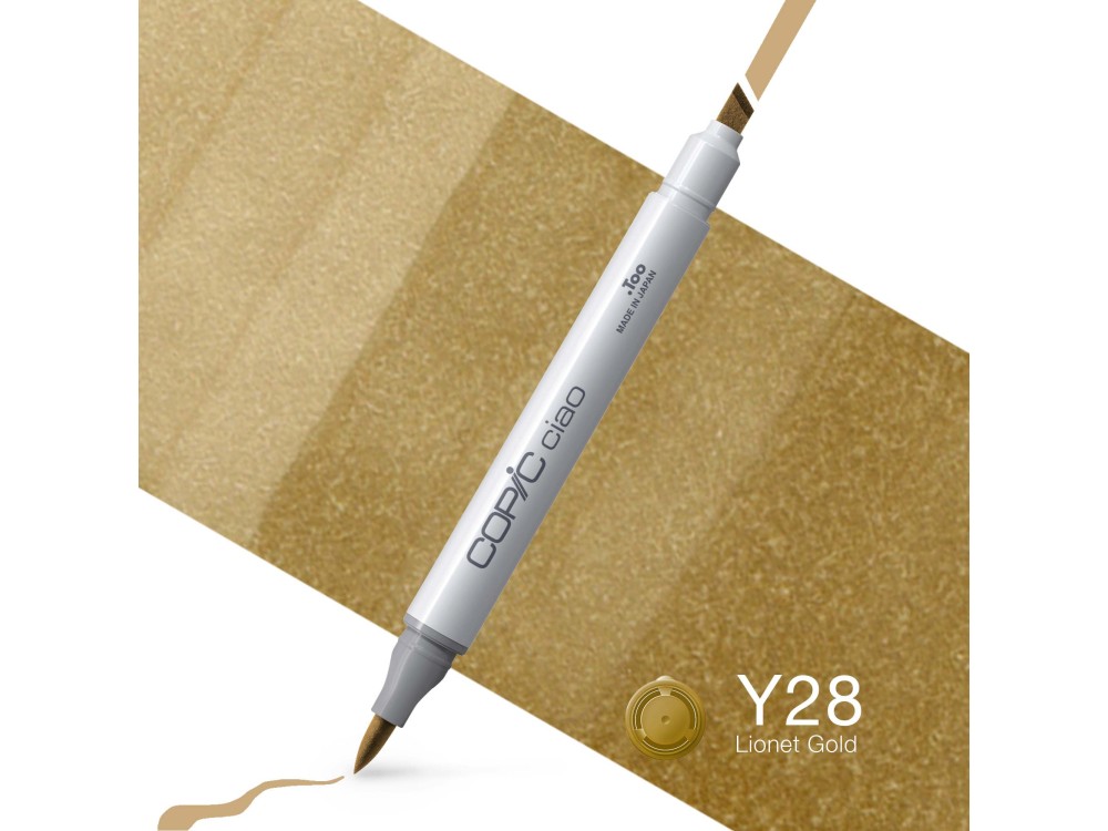 Copic Ciao dual-tip alcohol-based marker - Y28 Lionet Gold