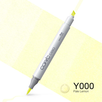 Copic Ciao dual-tip alcohol-based marker - Y000 Pale Lemon
